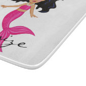 かわいいピンクの尾をした人魚のひいさまサンダーコーブ カッティングボード (角)