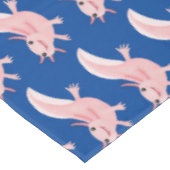 かわいいピンクの幸せな軸索 テーブルクロス (アングル)