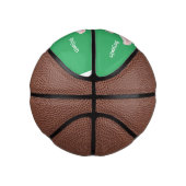 かわいいピンクの幸せな軸索 ミニバスケットボール (右)