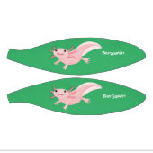 かわいいピンクの幸せな軸索 ミニバスケットボール (パネル)