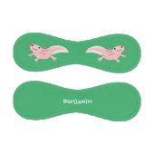 かわいいピンクの幸せな軸索 野球ボール (パネル)