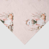 かわいいピンクの幽霊とバラキッズハロウィーン 薄葉紙 (詳細)