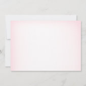 かわいいピンクの幽霊ハロウィーン2nd誕生日の写真 招待状 (裏面)