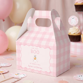 かわいいピンクの幽霊 ハロウィン バースデーパーティー 景品ボックス フェイバーボックス