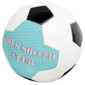 かわいいピンクの文字ガールズサッカーサッカー サッカーボール (3/4)