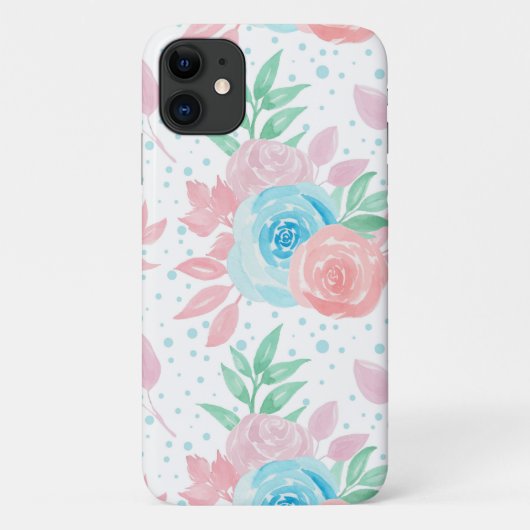かわいいピンクの春の花 Case-Mate iPhoneケース (裏面)