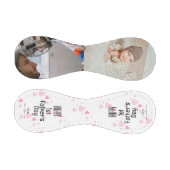 かわいいピンクの暖炉1st父の日 野球ボール (パネル)