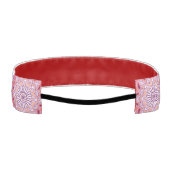 かわいいピンクの曼荼羅 アスレチックヘッドバンド (裏面)