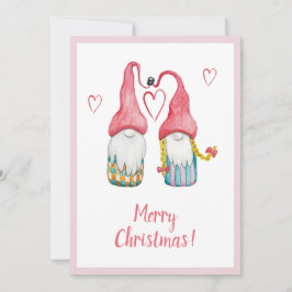 かわいいピンクの格言インラブメリークリスマス