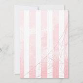 かわいいピンクの格言水色の子供たちハローウィンパーティ 招待状 (裏面)