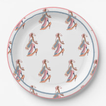 かわいいピンクの水色ディバグラムスティレット