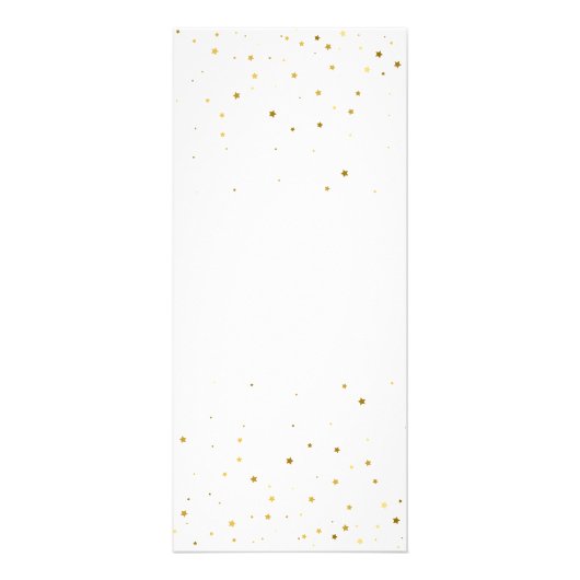 かわいいピンクの水色ハートサロンサービスメニュー ラックカード (裏面)