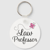 かわいいピンクの法学教授 キーホルダー (正面)
