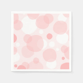 かわいいピンクの泡 スタンダードカクテルナプキン