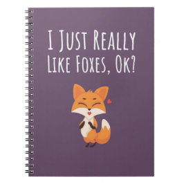 かわいいピンクの狐の贈り物 彼女に 子供 赤ちゃん 女の子 楽しい ノートブック