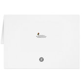 かわいいピンクの猫パーソナライズされたの写真カード (裏面横)