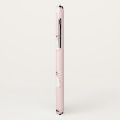 かわいいピンクの猫 Case-Mate iPhoneケース (裏面/左)