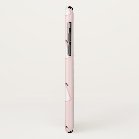 かわいいピンクの猫 Case-Mate iPhoneケース (裏面/左)