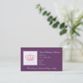 かわいいピンクの王冠 予約カード (スタンド正面)