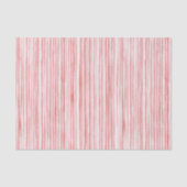 かわいいピンクの白のストライプ 薄葉紙 (正面)