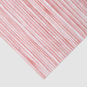 かわいいピンクの白のストライプ 薄葉紙 (詳細)