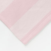 かわいいピンクの眠るナマケモノと名前の子供たち フリースブランケット (角)