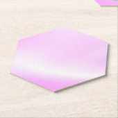かわいいピンクの紙コースター ペーパーコースター (アングル)