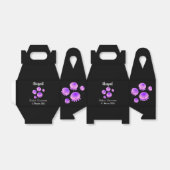 かわいいピンクの紫のクラゲのかわいい漫画 フェイバーボックス (折り畳みなし)