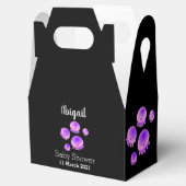 かわいいピンクの紫のクラゲのかわいい漫画 フェイバーボックス (オープン)