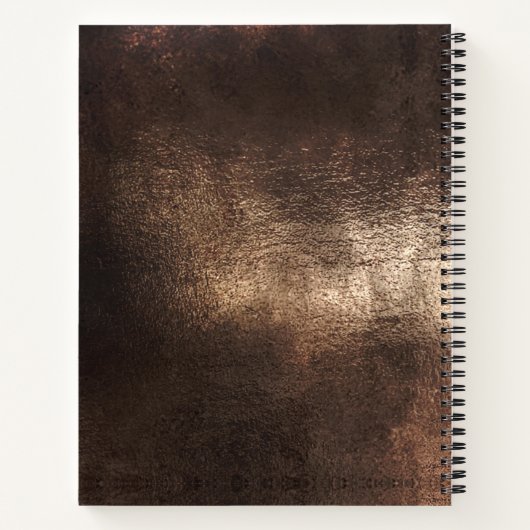 かわいいピンクの紫の金ゴールドマーメイドはかりで測 ノートブック (裏面)