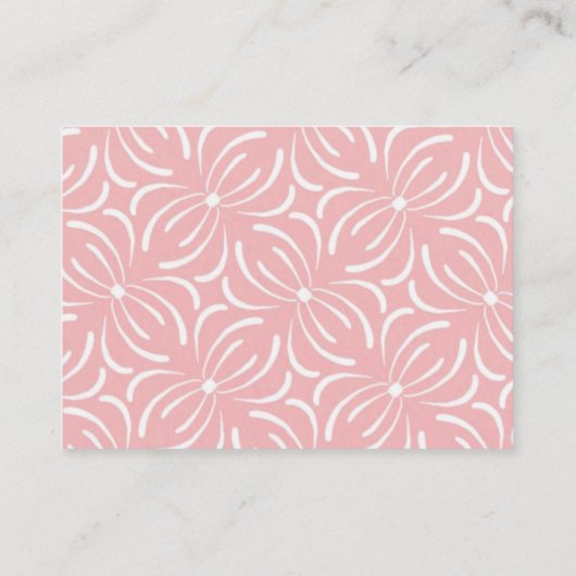 かわいいピンクの緑の亀の赤ちゃんシャワーおむつラッフル 名刺 (裏面)