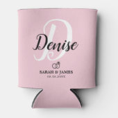 かわいいピンクの花嫁のギフトクーラーボックス 缶クーラー (正面)