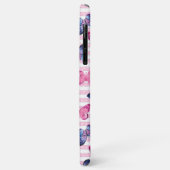 かわいいピンクの蝶々 Case-Mate iPhoneケース (裏面/左)