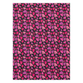 かわいいピンクの豚のパターン テーブルクロス (正面)