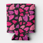 かわいいピンクの豚のパターン 缶クーラー (裏面)