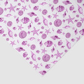 かわいいピンクの貝ティッシュペーパー 薄葉紙 (詳細)