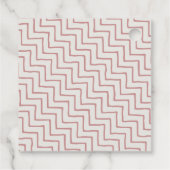 かわいいピンクの金ゴールドフローラユニコーン任意の年齢誕生日 フェイバータグ (裏面)