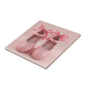 かわいいピンクの靴 タイル (側面)