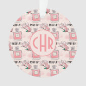 かわいいピンクの香水 | Parfum |フローラ |モノグラム オーナメント (正面)