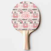かわいいピンクの香水 | Parfum |フローラ |モノグラム 卓球ラケット (裏面)