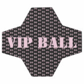 かわいいピンクのVIPサッカー サッカーボール (フラット)