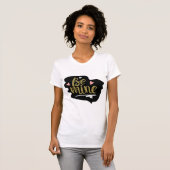 かわいいピンクは私のバレンタインデー愛好家のハート Tシャツ (正面フル)