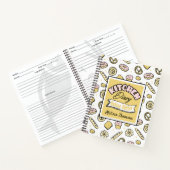 かわいいピンクイエローキッチンダイアリーベーキング版 ノートブック (内部)