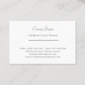 かわいいピンクガーリーの水玉模様柄の名刺 名刺 (裏面)