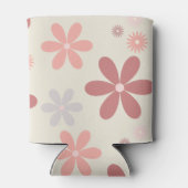 かわいいピンクガーリーグリッターの女の子 缶クーラー (裏面)