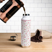 かわいいピンクガーリー女性のカーボーイコケットブーツ&ボウ ウォーターボトル