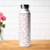 かわいいピンクガーリー女性のカーボーイコケットブーツ&ボウ ウォーターボトル