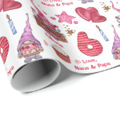 かわいいピンクガール格言6歳誕生日 ラッピングペーパー (ロールコーナー)