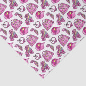 かわいいピンククールの女の子 薄葉紙 (詳細)