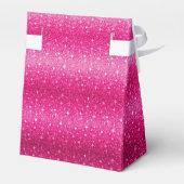 かわいいピンクグリッターカップケーキお願いボックス フェイバーボックス (裏面サイド)